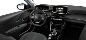 Intérieur de la Peugeot 208 Allure - 2/3