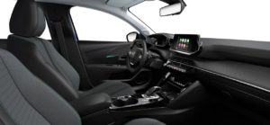 Intérieur de la Peugeot 208 Allure